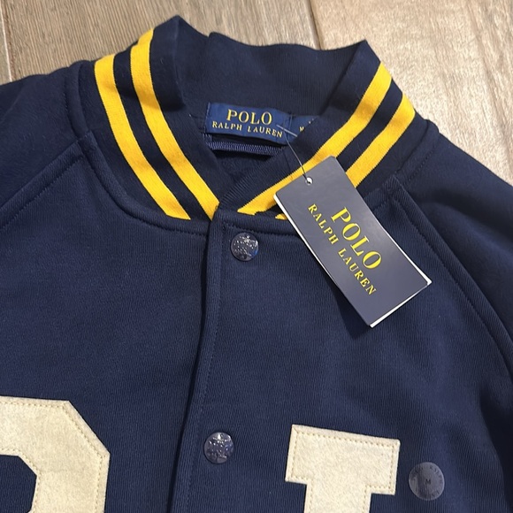 Polo Ralph Lauren Men’s Letterman Jacket NWT - Picture 8 of 8